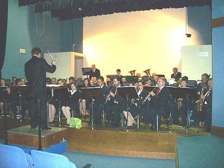 La banda di Romano di Lombardia al teatro della Fondazione Rubini